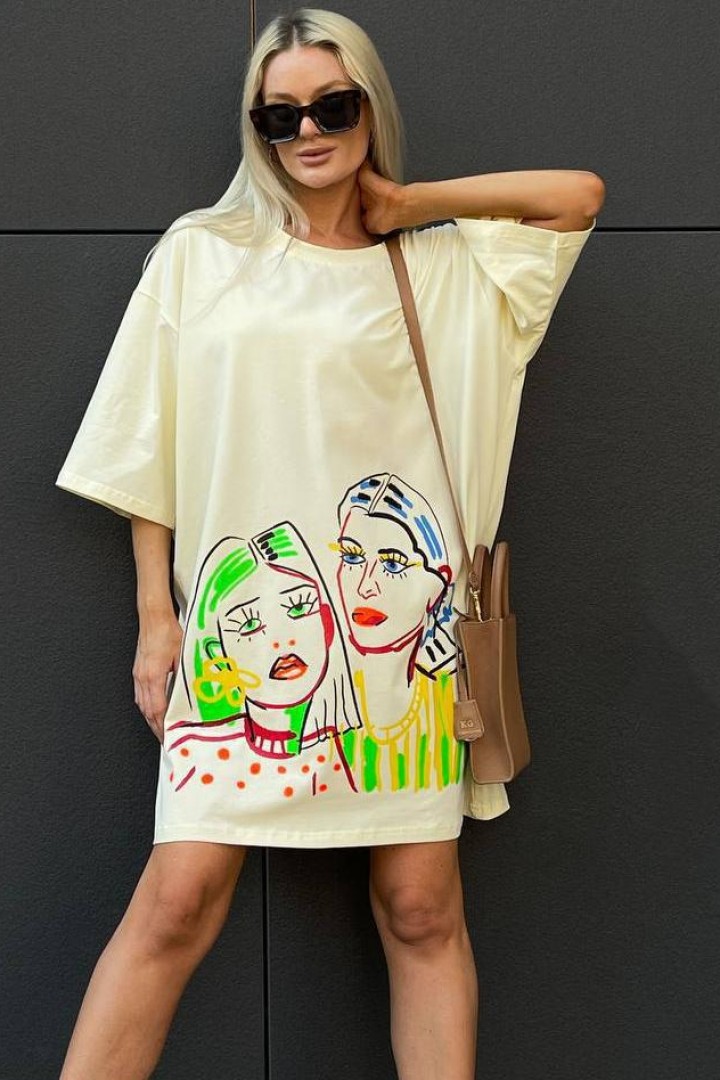 Сукня футболка  ANB-389A490