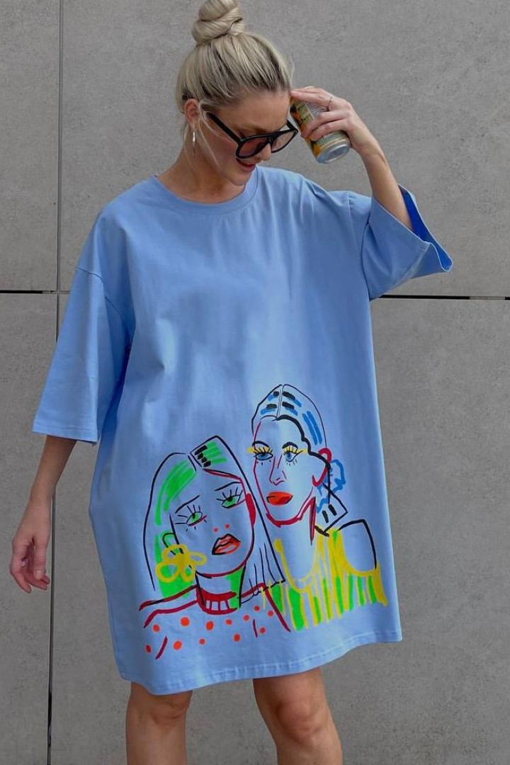 Сукня футболка  ANB-389A490