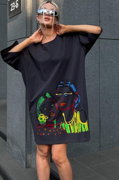 Футболка платье  ANB-389A490