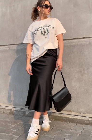 Шовкава спідниця  AMU-934A350 