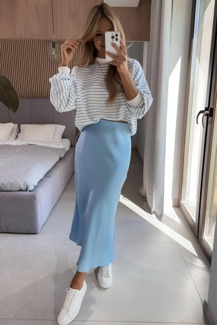 Шёлковая юбка  AMU-934A350