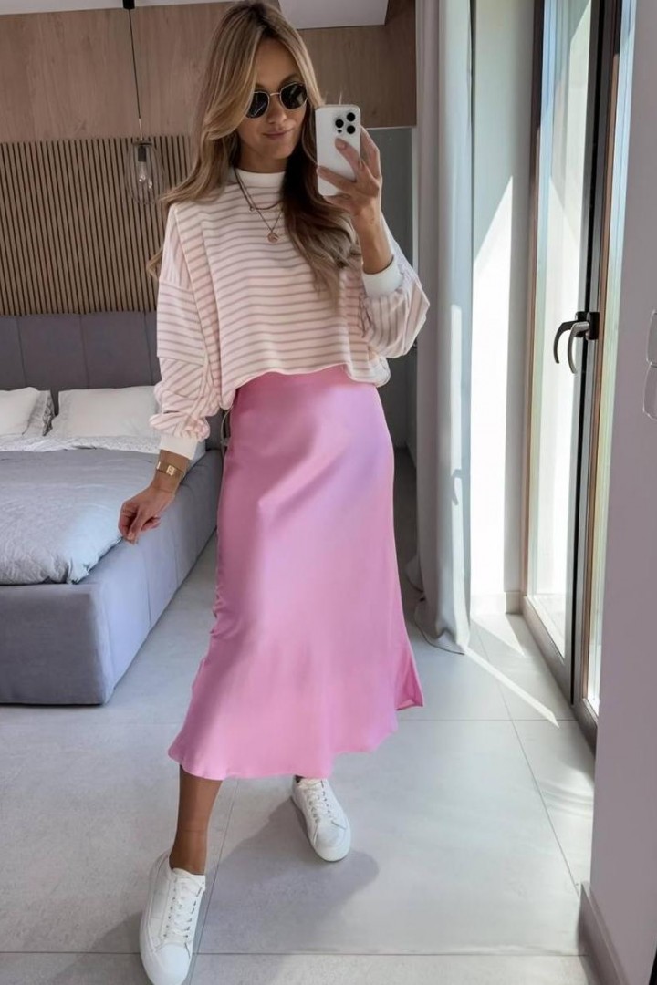 Шёлковая юбка  AMU-934A350