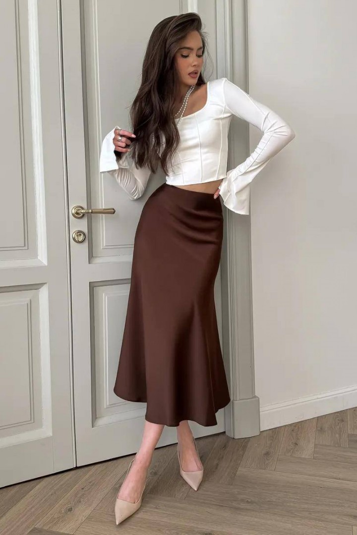 Шёлковая юбка  AMU-934A350