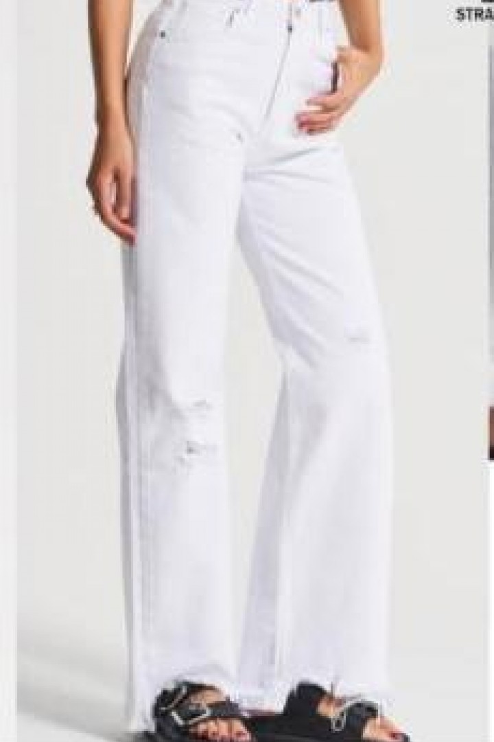 Джинсы белые женские AMU-2478A999