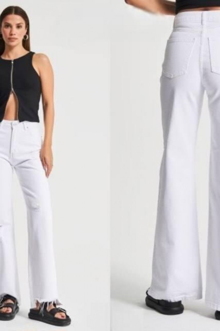 Джинсы белые женские AMU-2478A999