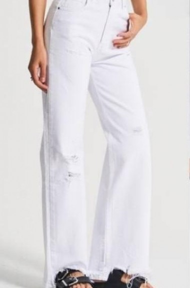Джинсы белые женские AMU-2478A999