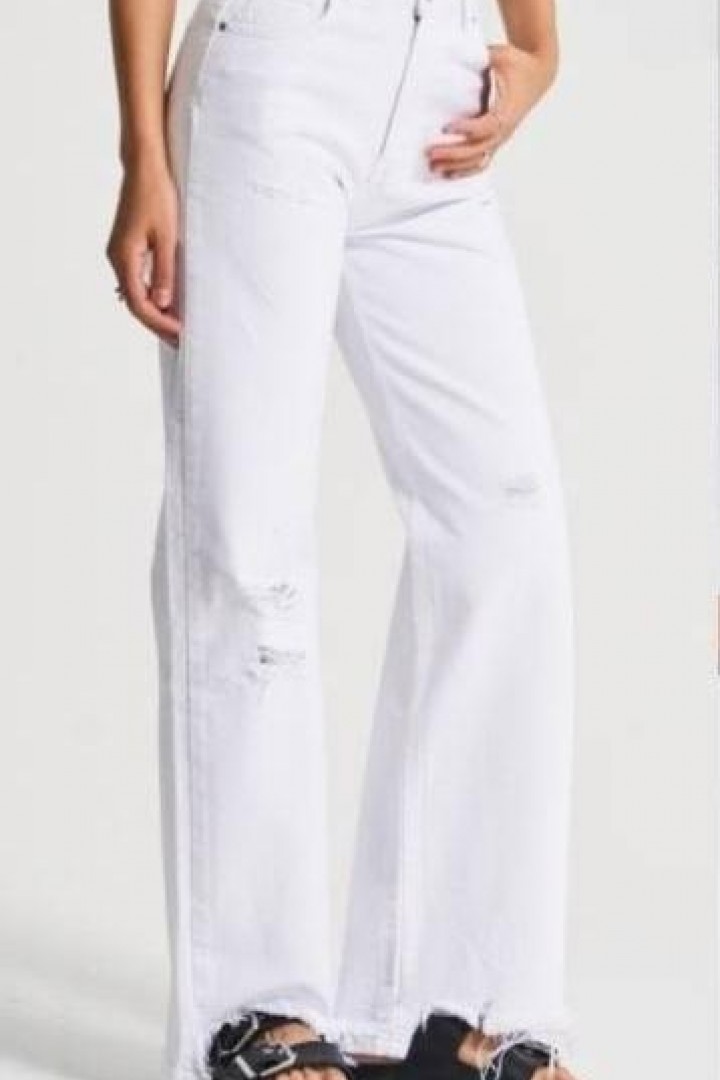 Джинсы белые женские AMU-2478A999