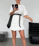 Юбка шорты с оборками  JW-217A400