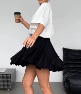 Юбка шорты с оборками  JW-217A400