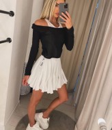 Юбка шорты с оборками  JW-217A400