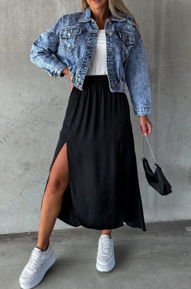 Спідниця з розрізами по бокам MIL-434A300 Спідниця з розрізами по бокам MIL-434A300