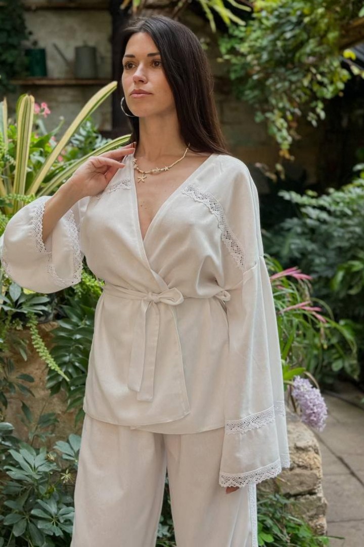 Льняной костюм  SOL-3046A1050