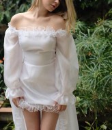 Нежное ассеметричное  платье   SOL-3049A1100