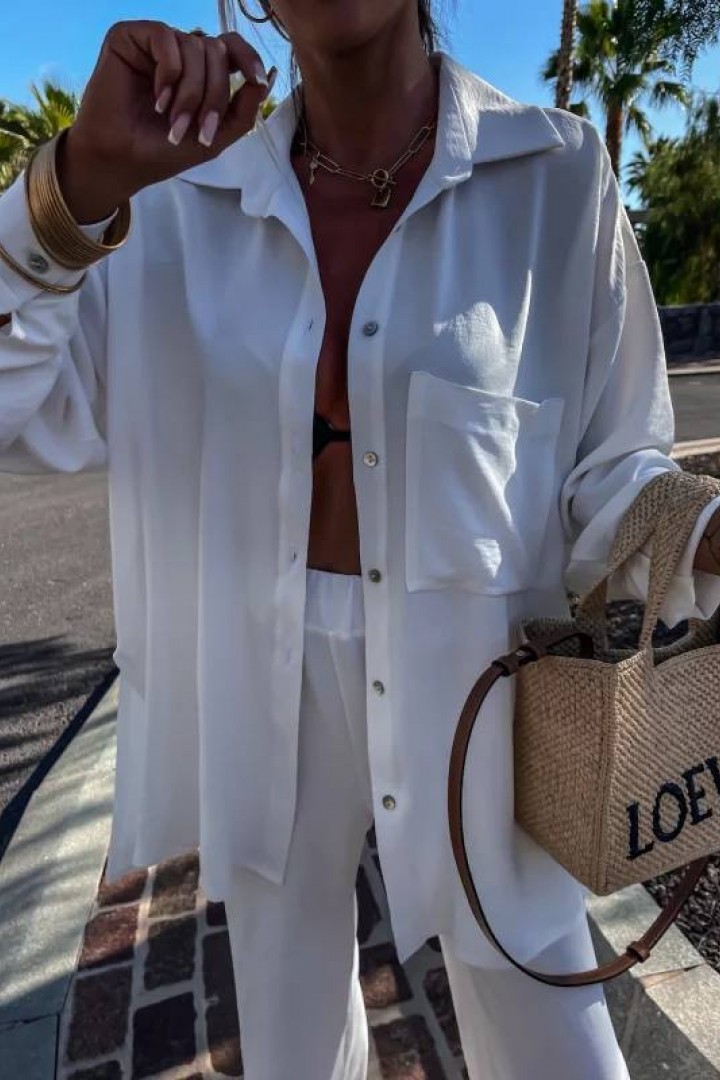 Брючный костюм жатка IPO-664A499