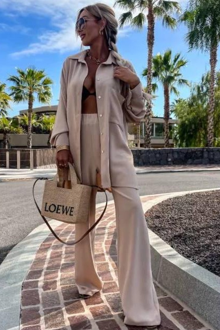 Брючный костюм жатка IPO-664A499