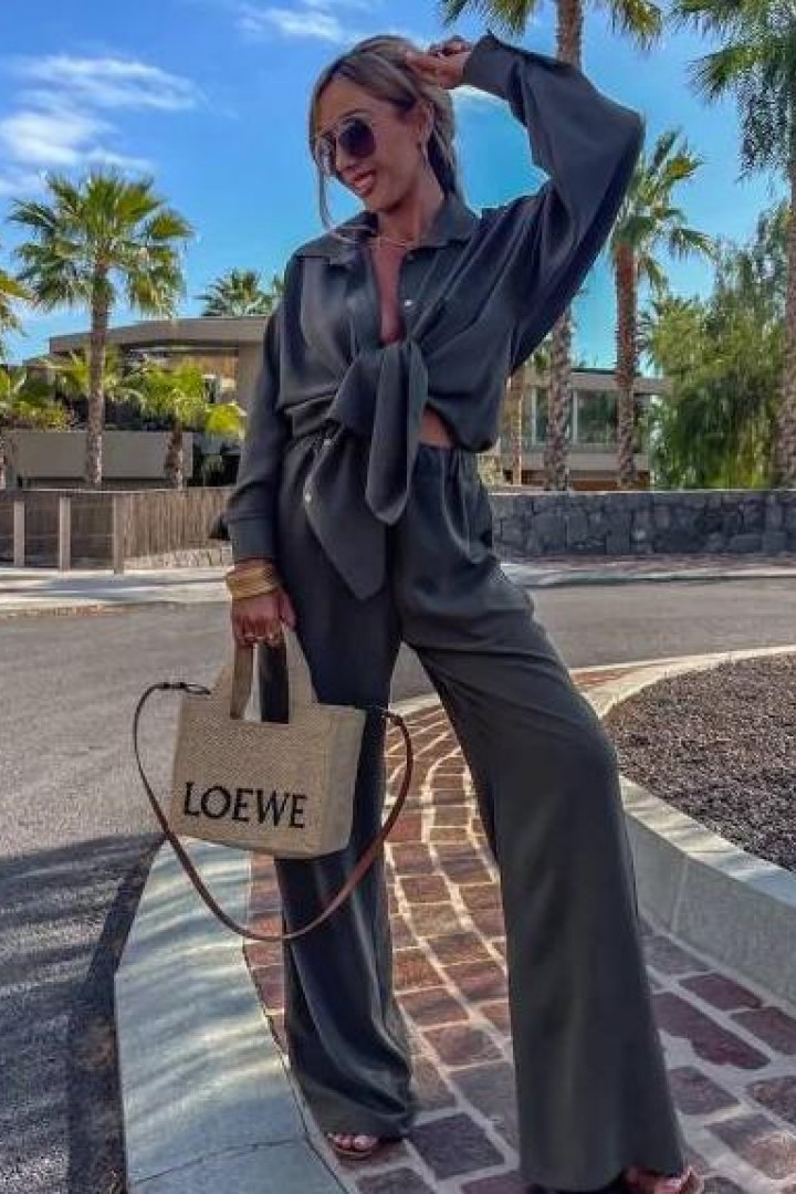 Брючный костюм жатка IPO-664A499