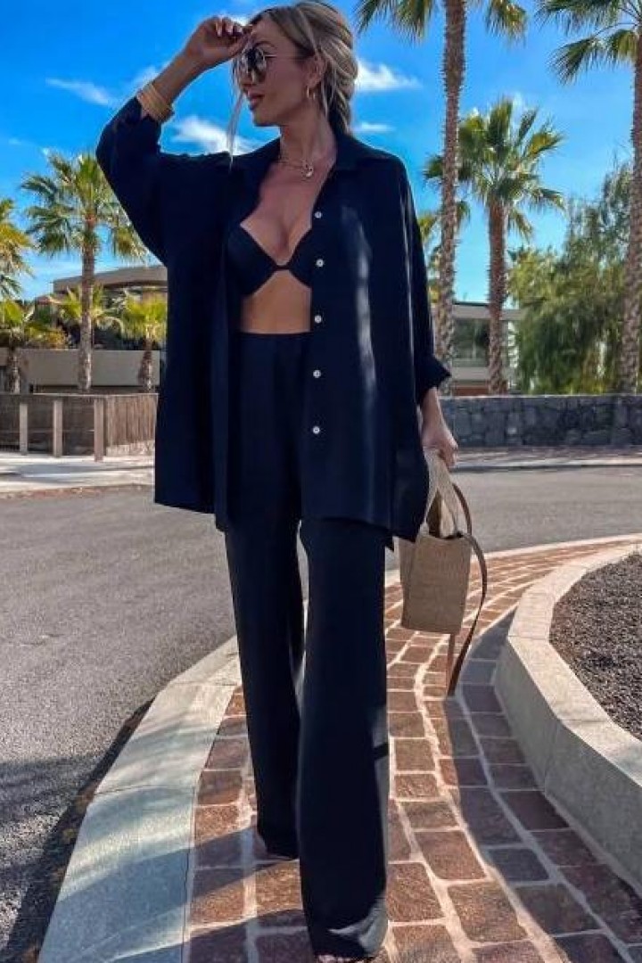 Брючный костюм жатка IPO-664A499