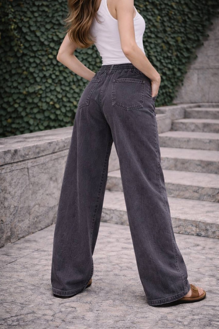 Женские широкие  джинсы JK-2008A499