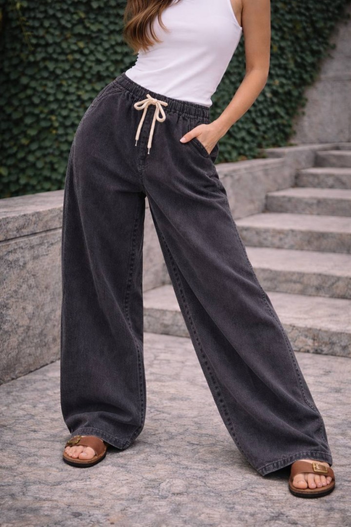 Женские широкие  джинсы JK-2008A499