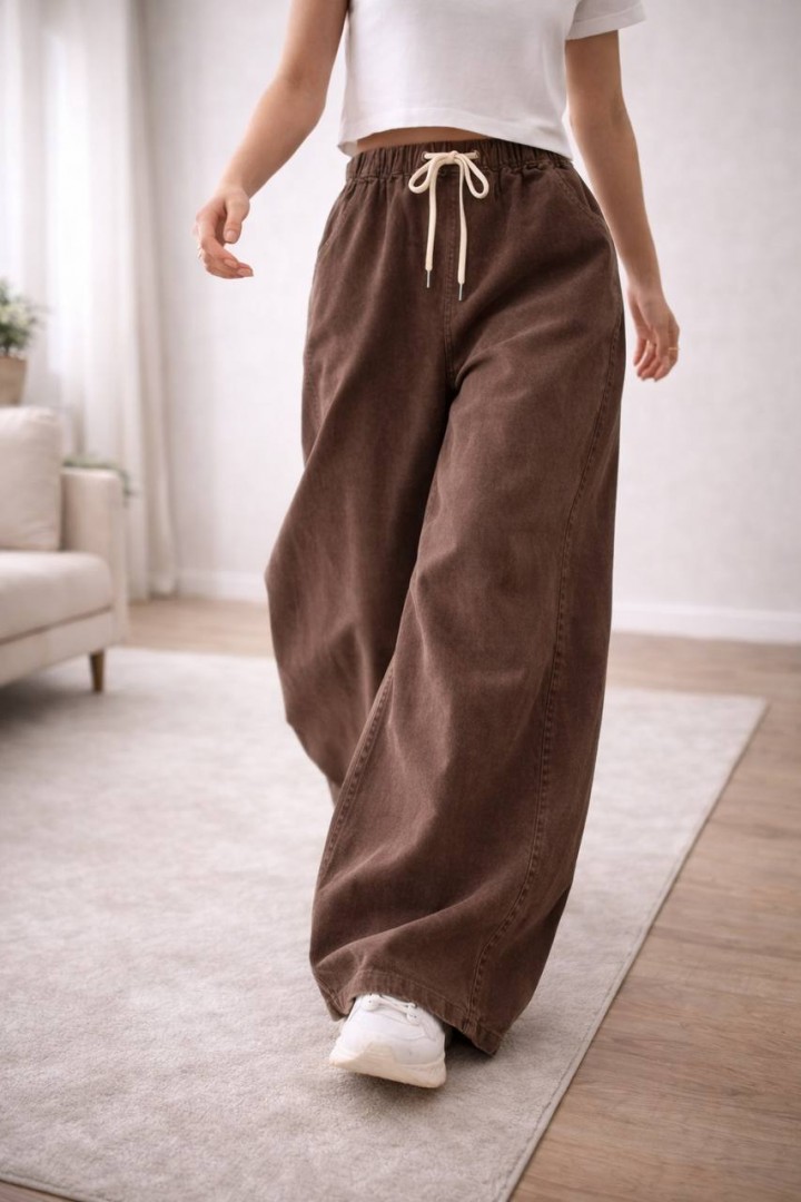 Женские широкие  джинсы JK-2008A499