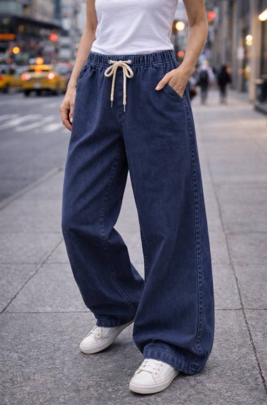 Женские широкие  джинсы JK-2008A499