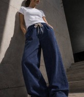 Женские широкие  джинсы JK-2008A499