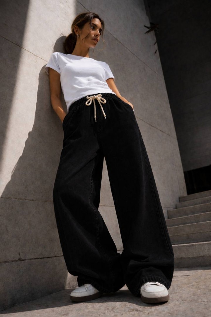 Женские широкие  джинсы JK-2008A499