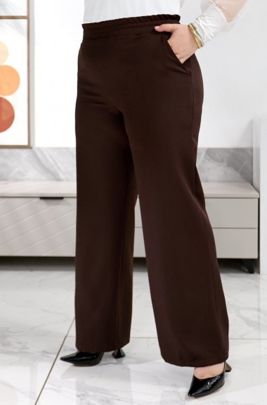 Брюки палаццо большых размеров AJ-17192A480