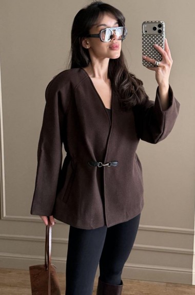 Кашемировый пиджак  на подкладке  COB-914A899