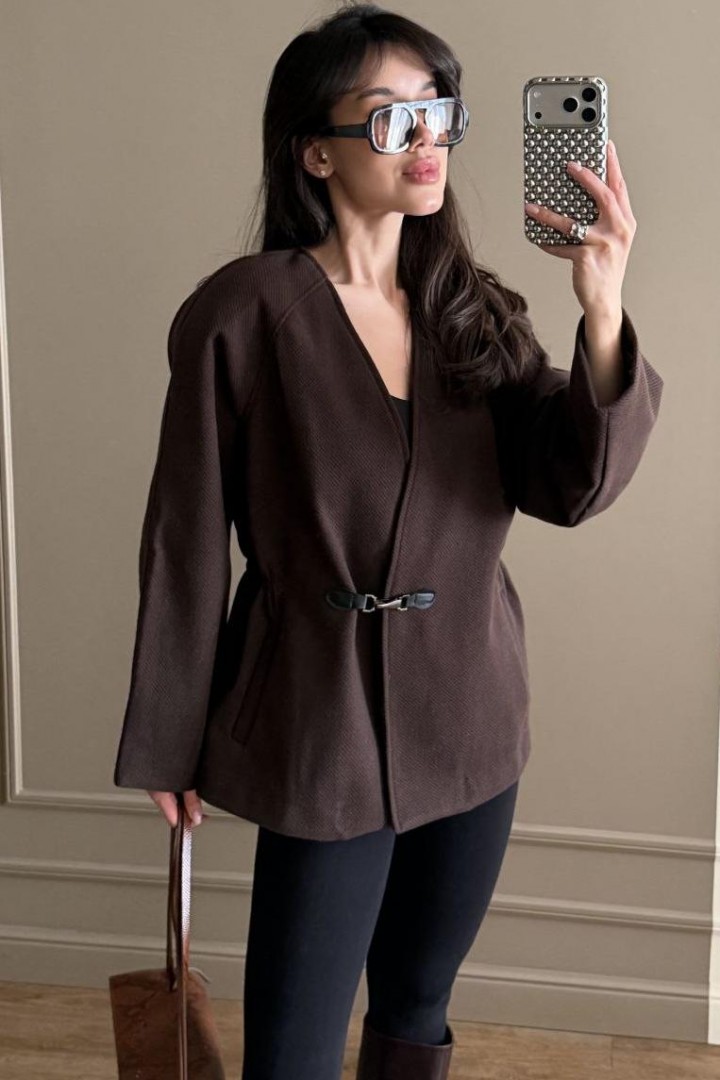 Кашемировый пиджак  на подкладке  COB-914A899