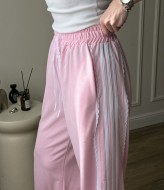 Штани с кружевными лампасами  COB-917A549