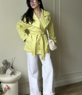 Короткий тренч женский  COB-925A749