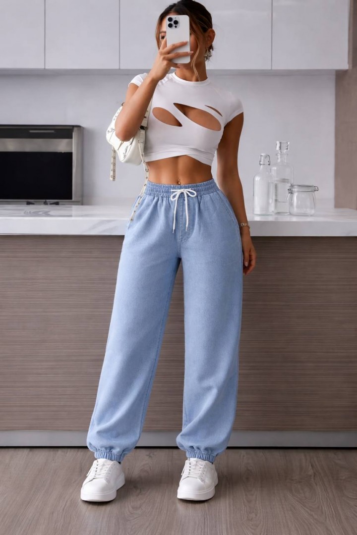 Джинсовые джогеры  JK-2015A450