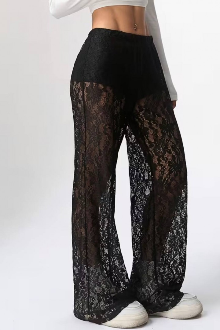 Прозрачные штаны с кружева  JK-2017A450