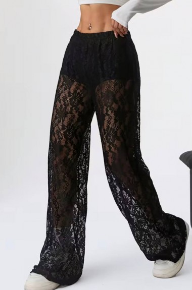 Прозрачные штаны с кружева  JK-2017A450