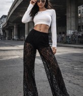Прозрачные штаны с кружева  JK-2017A450