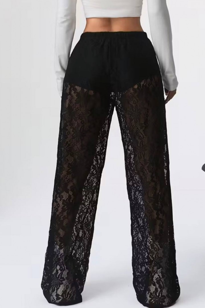 Прозрачные штаны с кружева  JK-2017A450