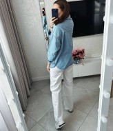 Джинсовая  рубашка женская  AMU-906A899