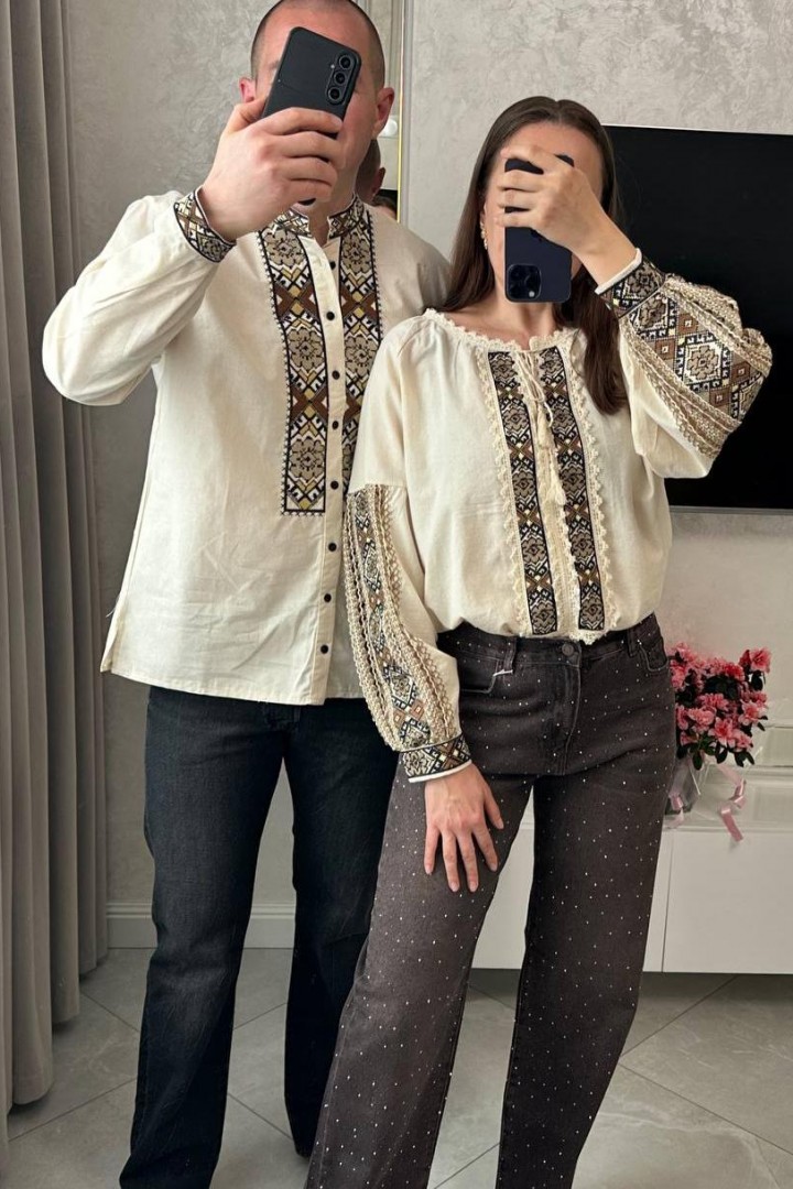 Красивая  вышиванка   AMU-2802A1050