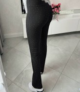 Брюки в обтяжку  со стразами  AMU-0072A500