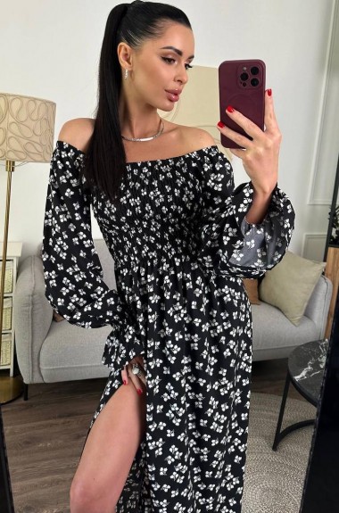 Платье с разрезом  FL-2080A400