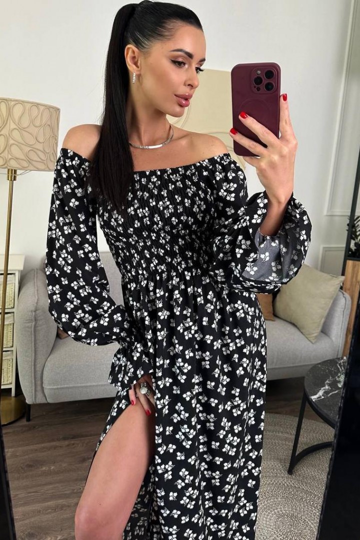 Платье с разрезом  FL-2080A400