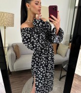 Платье с разрезом  FL-2080A400