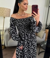 Платье с разрезом  FL-2080A400