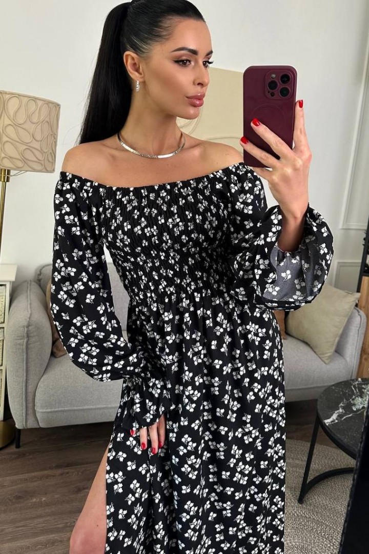 Платье с разрезом  FL-2080A400