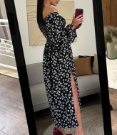 Платье с разрезом  FL-2080A400