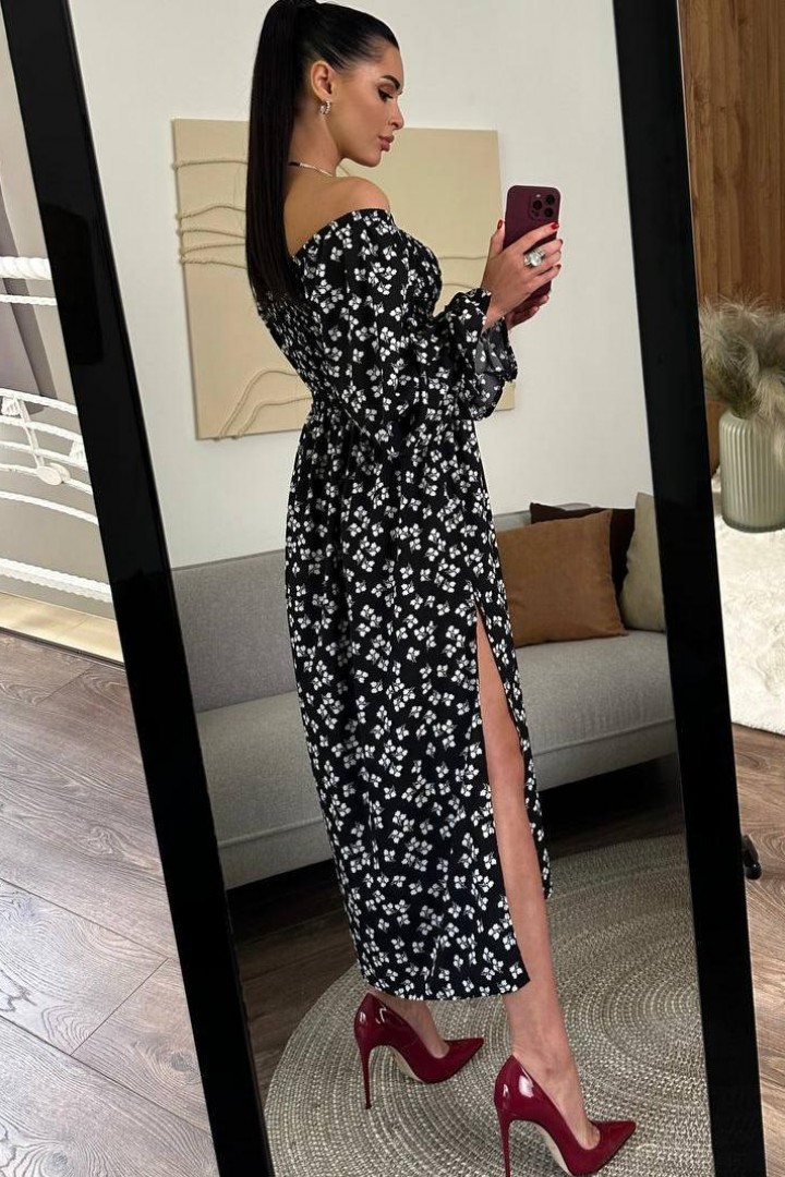 Платье с разрезом  FL-2080A400