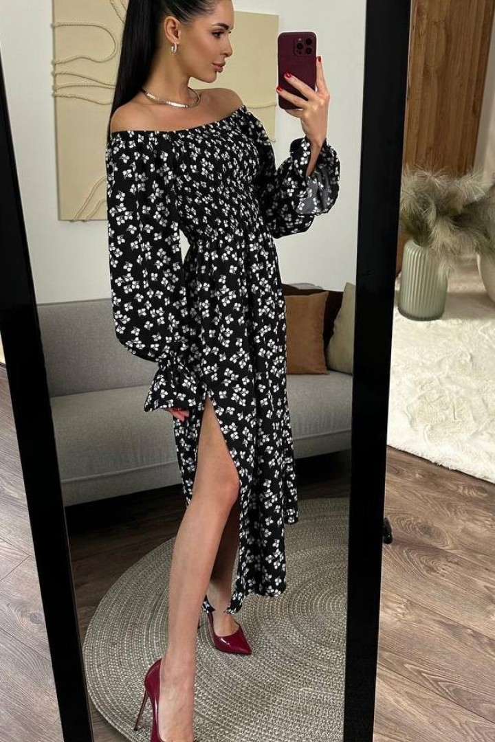 Платье с разрезом  FL-2080A400