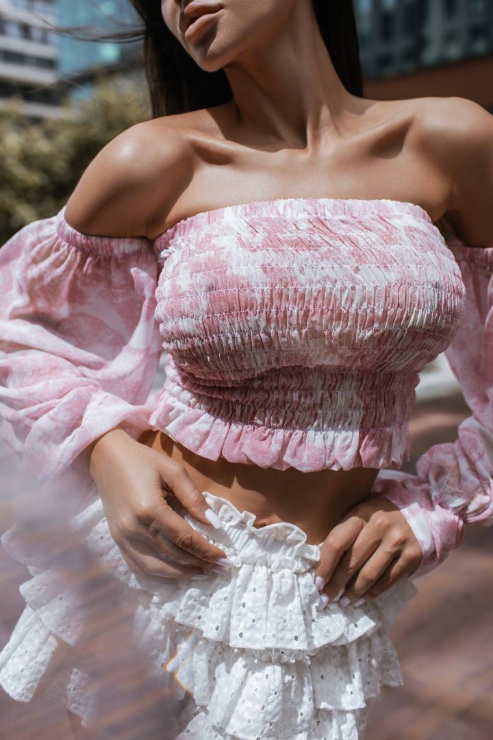 Топ с рукавами  FL-2114A520