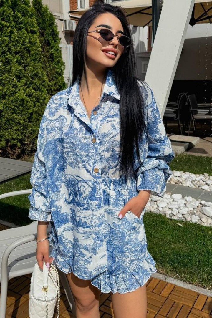 Костюм рубашка с шортами  FL-2111A900